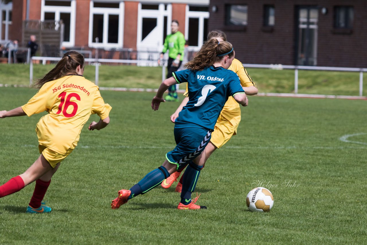 Bild 377 - B-Juniorinnen VfL Oldesloe - JSG Sdtondern : Ergebnis: 2:0